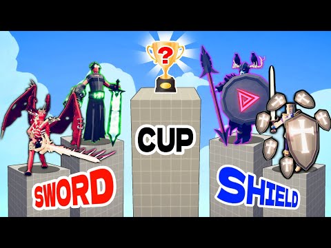 SUPER TOURNAMENT of ALL SWORD vs ALL SHIELD UNITS | TABS - Totally Accurate Battle Simulator