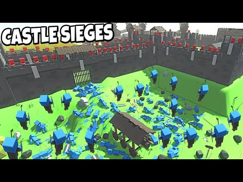 Best CASTLE WALL Siege Defenses EVER! - Ancient Warfare 3: Battle Simulator (Best Mods)