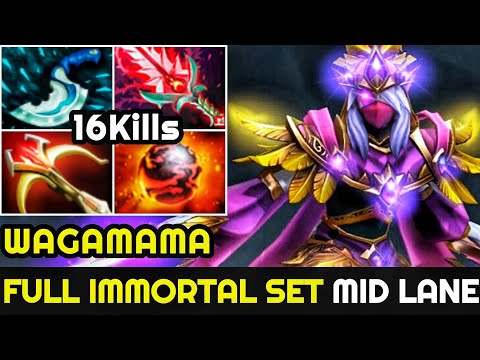 Wagamama [Templar Assassin] Full Immortal Set He's Real Monster Mid Lane 7.24 Dota 2