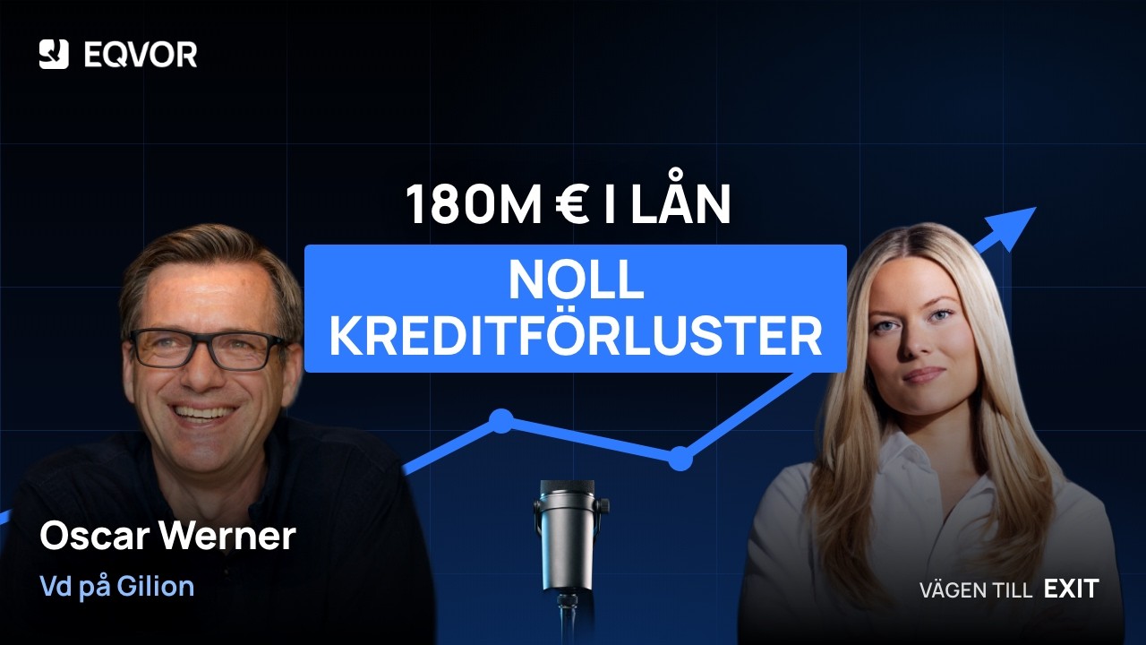 Vägen till Exit — Oscar Werner, VD Gilion