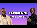 Gims & La Mano 1.9 - PARISIENNE ( Paroles, lyrics vidéo) 
