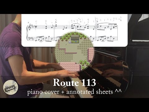 "Route 113" (from "Pokémon RSE") || Piano Cover + Sheets! ^^