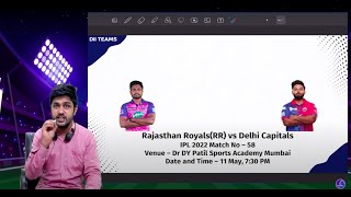 RR vs DC Dream11 | RR vs DC Pitch Report & Playing XI | Rajasthan vs Delhi Dream11 - TATA IPL 2022