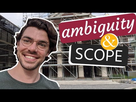 Quantifier scope and AMBIGUITY ⟨13,05⟩