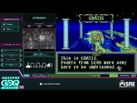 [AGDQ19 en Español] ActRaiser2 (Hard Difficulty) en 47:35 por PJ