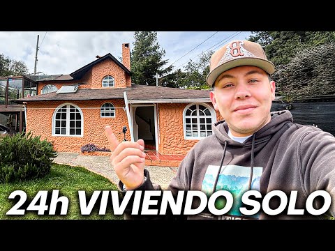 24 HOURS LIVING ALONE in CRISTIAN'S HOUSE