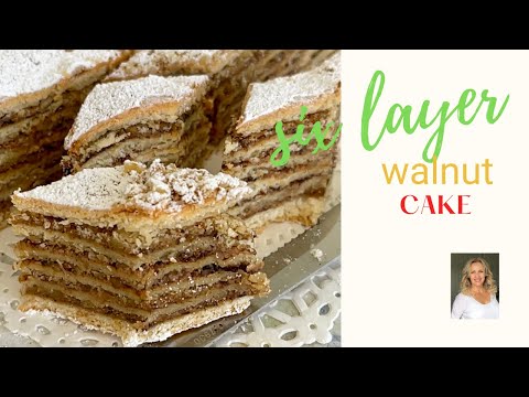 OLD-FASHIONED WALNUT AND APRICOT JAM CAKE