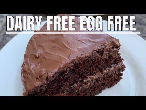 How to make Easy vegan chocolate cake / No Eggs Dairy Chocolate Cake  /quick vegan chocolate cake