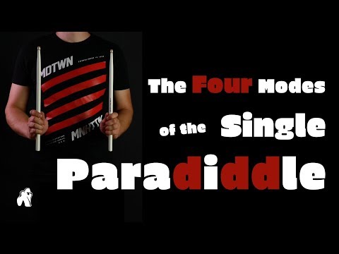 The Four Modes of the Single Paradiddle