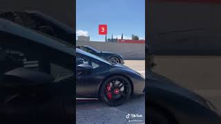 Hypercharged Lambo vs. C7 Corvette #shorts
