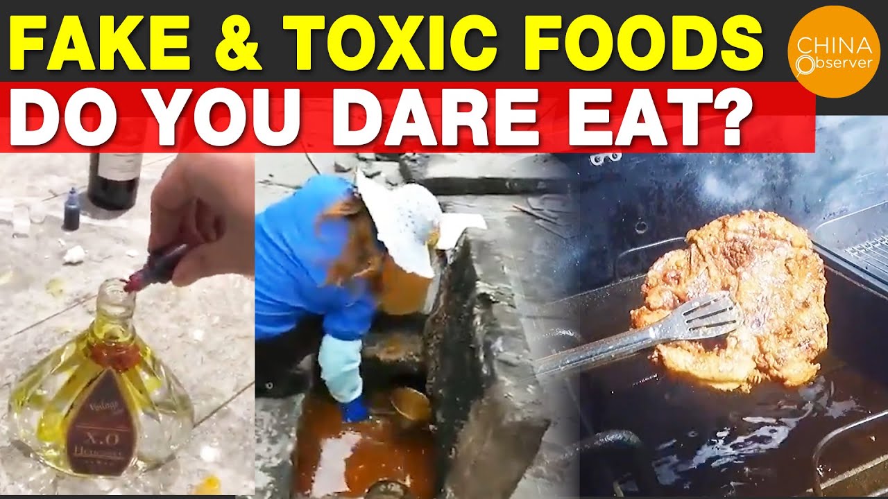 Fake and Toxic Foods in China | Do You Dare Eat Such Foods | Illegally Recycled Waste Cooking Oil