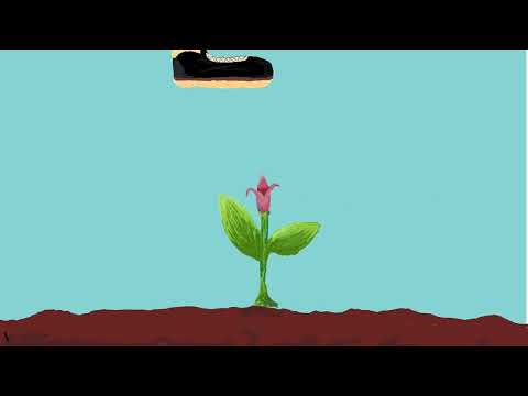 Nature is fragile and needs to be protected - an animation by Arina Kornilova