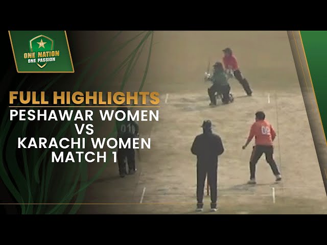 Full Highlights | Peshawar Women vs Karachi Women | Match 5 | National Women’s T20 2023-24 | PCB