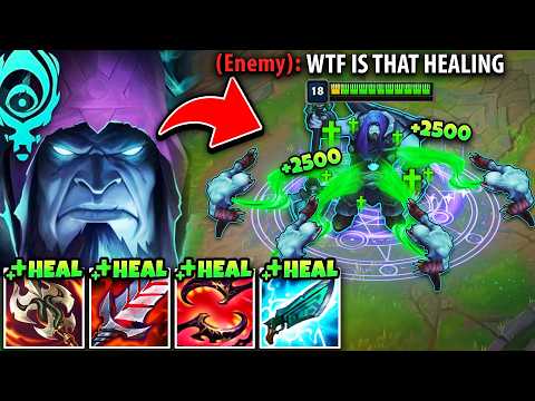 Yorick but my Ghouls heal me to full health and it's not balanced (100% OMNIVAMP)