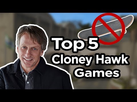 Top 5 Non-Skateboarding Tony Hawk Clones