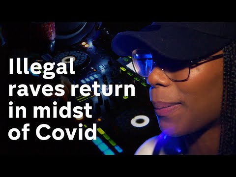 Young risking health and fines to go to illegal raves