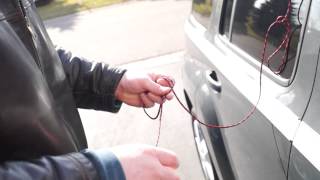 How to unlock a  car with a string (this really works)