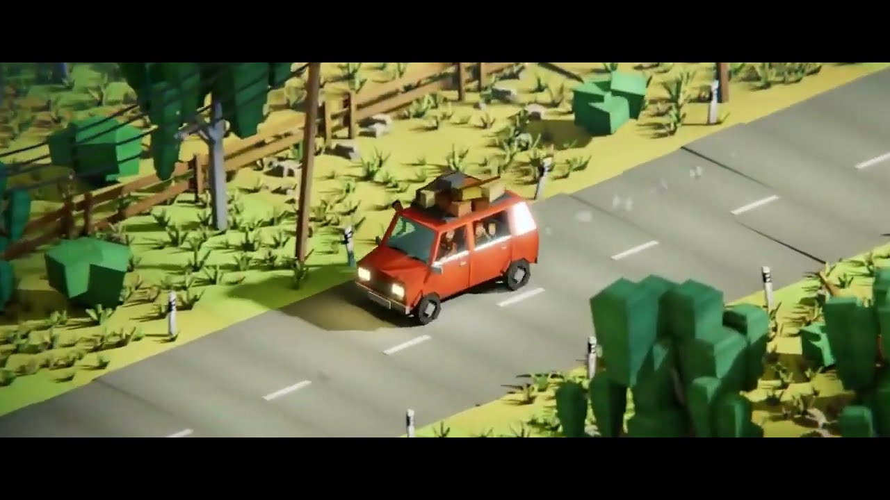 3D Cartoon Animation - Family Vacation
