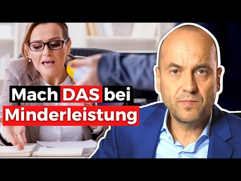 Arbeitnehmer arbeitet schlecht - DAS kannst du tun!