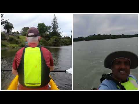 Kayaking at Orakei Basin Auckland