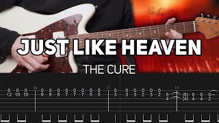 The Cure - Just Like Heaven (Guitar lesson with TAB)