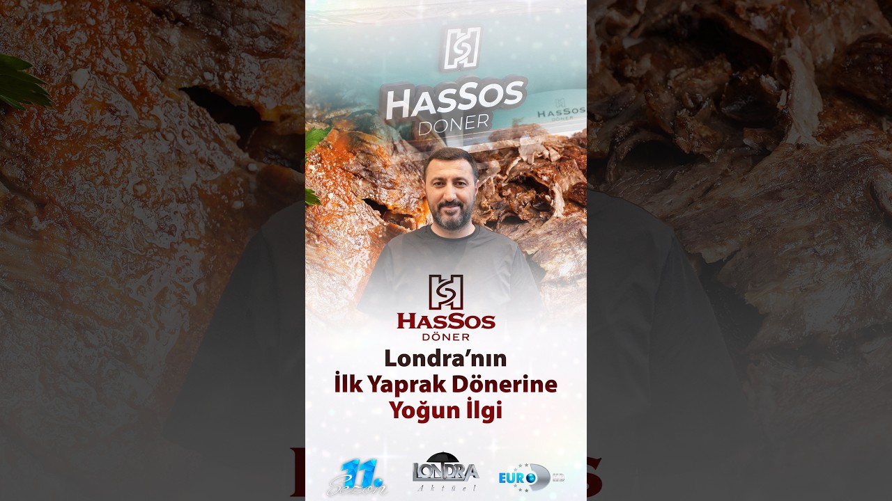 Londra’da %100 süt danasından yaprak döner lezzeti! 🔥#yaprakdöner #haringey #londraaktüel