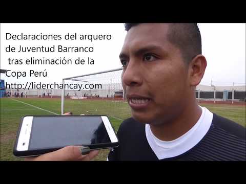COPA PERÚ. Arquero de Juventud Barranco de Huacho