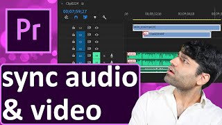 How to sync audio and video in Premiere Pro