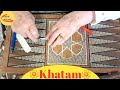 How to make backgammon with Khatam technique | Shiraz Khatam | inlay handicraft