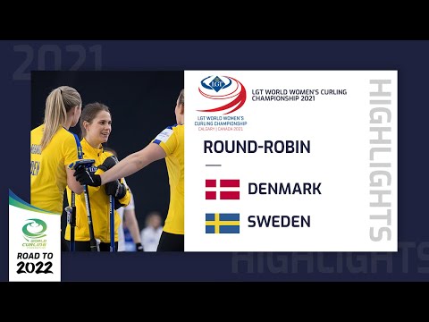 Highlights of Denmark v Sweden - Round Robin - LGT World Women's Curling Championship 2021