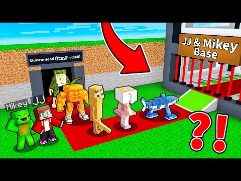 JJ and Mikey Found a SECRET WAY in STEAL A BRAINROT To Prank in Minecraft - Maizen