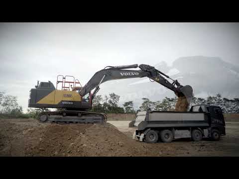 Ein neuer Volvo-Bagger EC350E unterstützt Ihre maximale Rentabilität