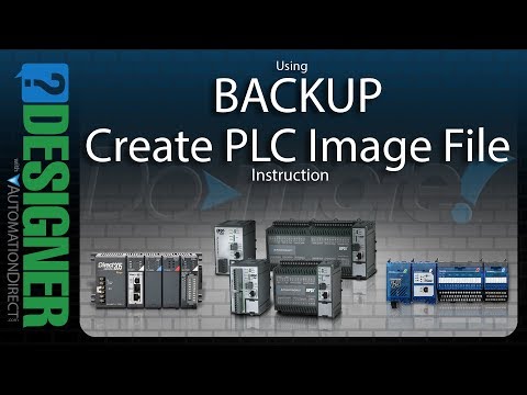BRX Do-more Designer Using the BACKUP Instruction from AutomationDirect