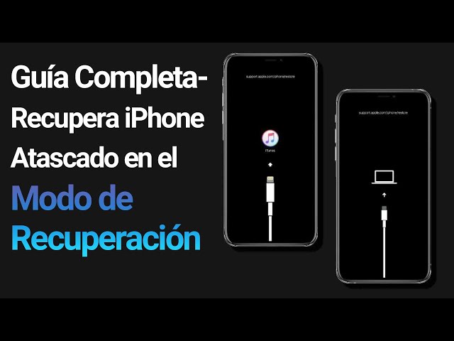 recuperar iphone no sale del modo de rcuperación