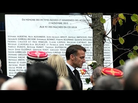 Frankreich gedenkt des zehnten Jahrestags der Pariser Anschläge von 2015: Macron ehrt Opfer