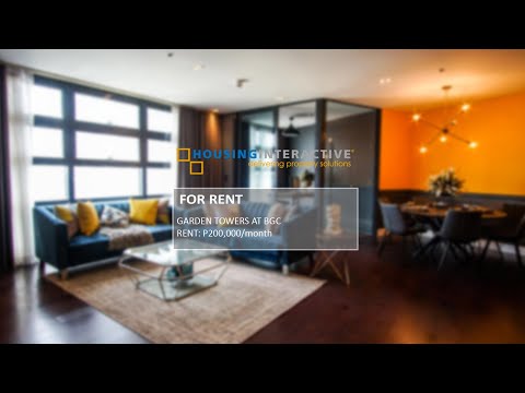 Fully Furnished 2 Bedroom unit for rent in Garden Towers