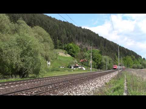 DB 101 mit EC 314 Agram bei Spittal