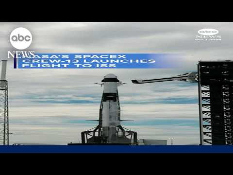 NASA's SpaceX Crew-13 launches flight to ISS