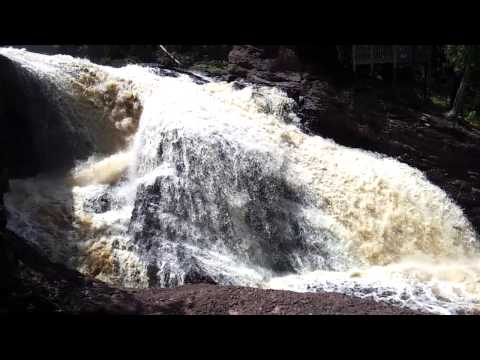 Rainbow Falls - Black River in Upper Michigan