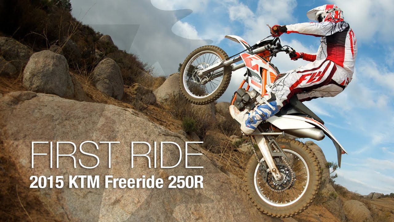 2015 KTM Freeride 250R First Ride - MotoUSA