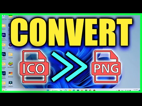 How to Convert png to ico without losing quality | No Software |