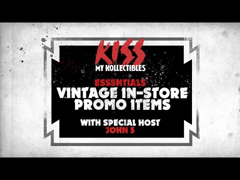 Vintage KISS In Store Displays with John 5