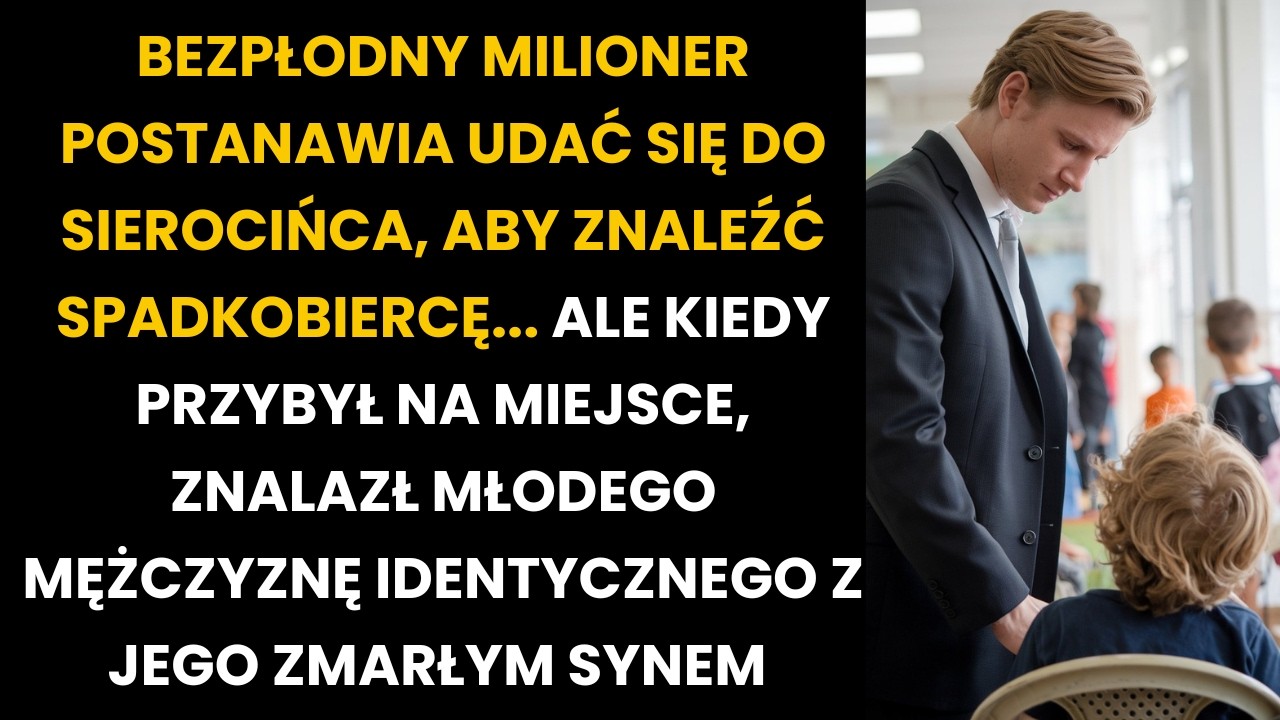 MILIONER ODWIEDZA SIEROCINIEC W POSZUKIWANIU SPADKOBIERCY... WSZYSCY SĄ ZACHWYCENI, GDY.
