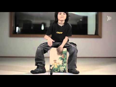 Schlagwerk Kids Cajon Tiger Box - X8 Drums