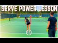 Serve Power Tennis Lesson with Anna