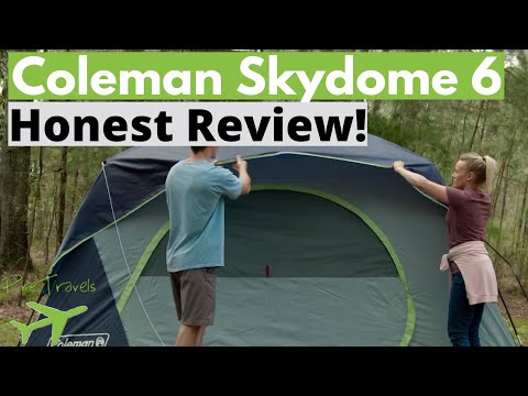 Coleman Skydome 6 Review! Best Budget Family Camping Tent!