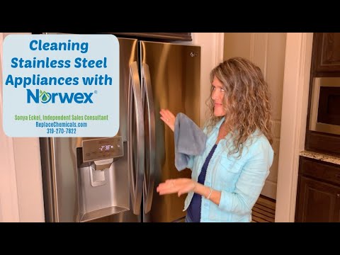 How to clean stainless steel appliances with norwex stainles...