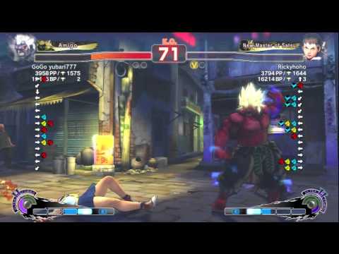 SSF4 AE: 2012 - GoGo yubari777 (Oni) vs Rickyhoho (Sakura) - Xbox Live Match