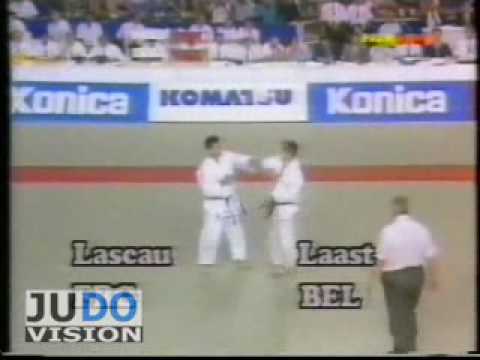 JUDO 1991 World Championships: Johan Laats (BEL) - Daniel Lascau (GER)