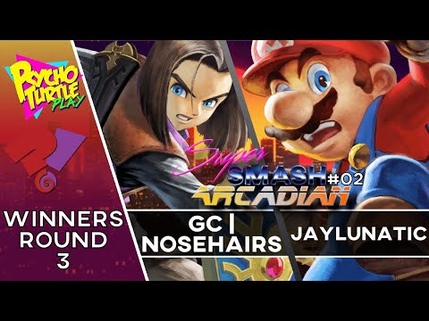 Super Smash Arcadian #02 - JayLunatic vs GC | Nosehairs / Winners Round 3